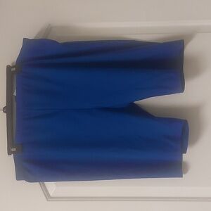 Swimsuits For All Blue Pull On Biker Swim Shorts Plus Sz 28